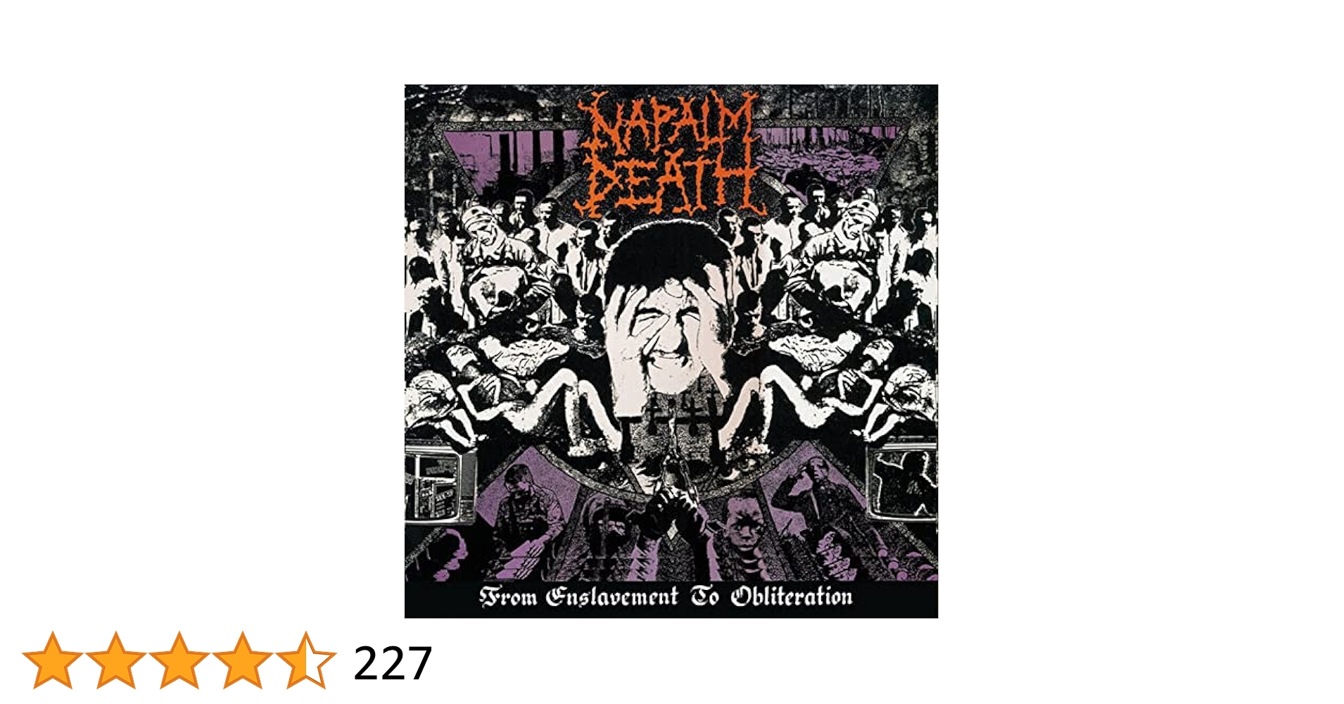 【NAPALM DEATH】FROM ENSLAVEMENT TO OBL　LP Amazon.com: From Enslavement To Obliteration[LP]: CDs & Vinyl